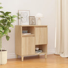 Dressoir 60x35x70 cm bewerkt hout sonoma eiken