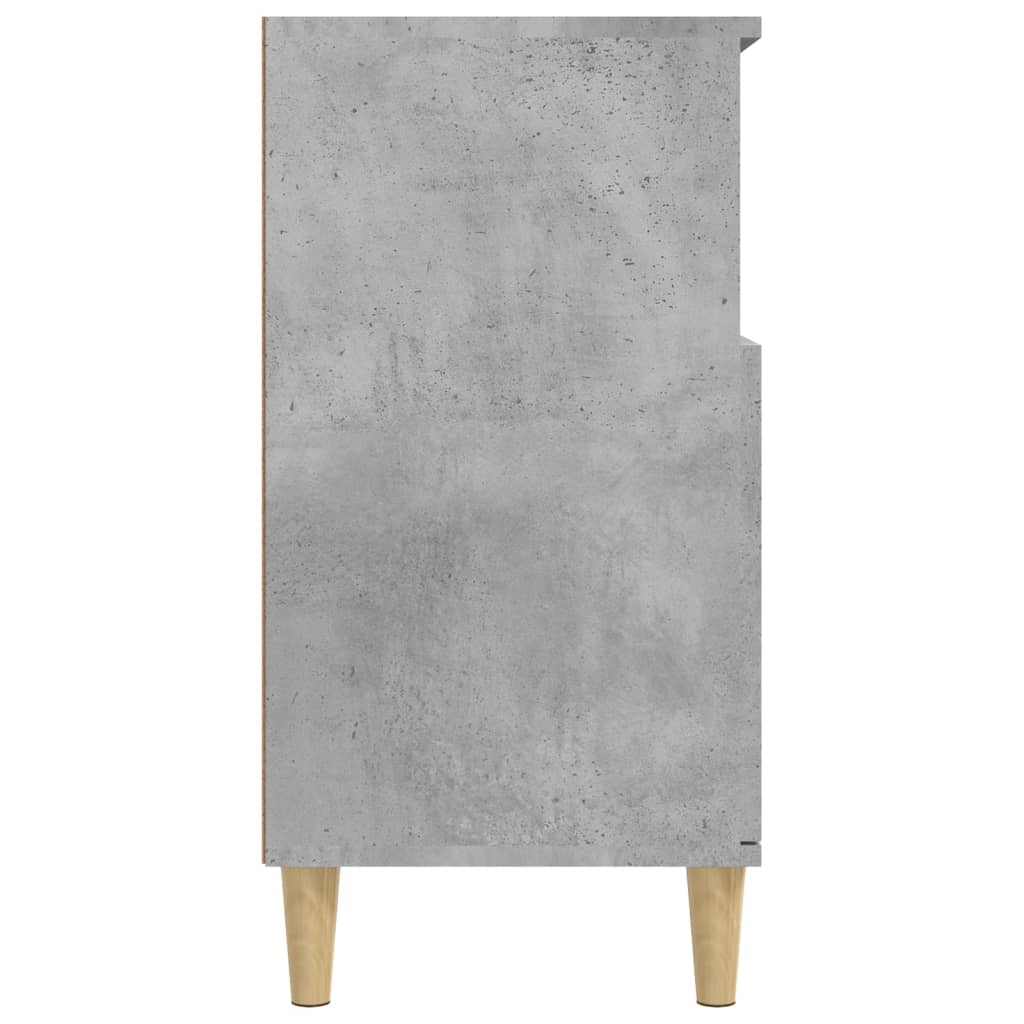 Dressoir 60X35X70 Cm Bewerkt Hout Betongrijs