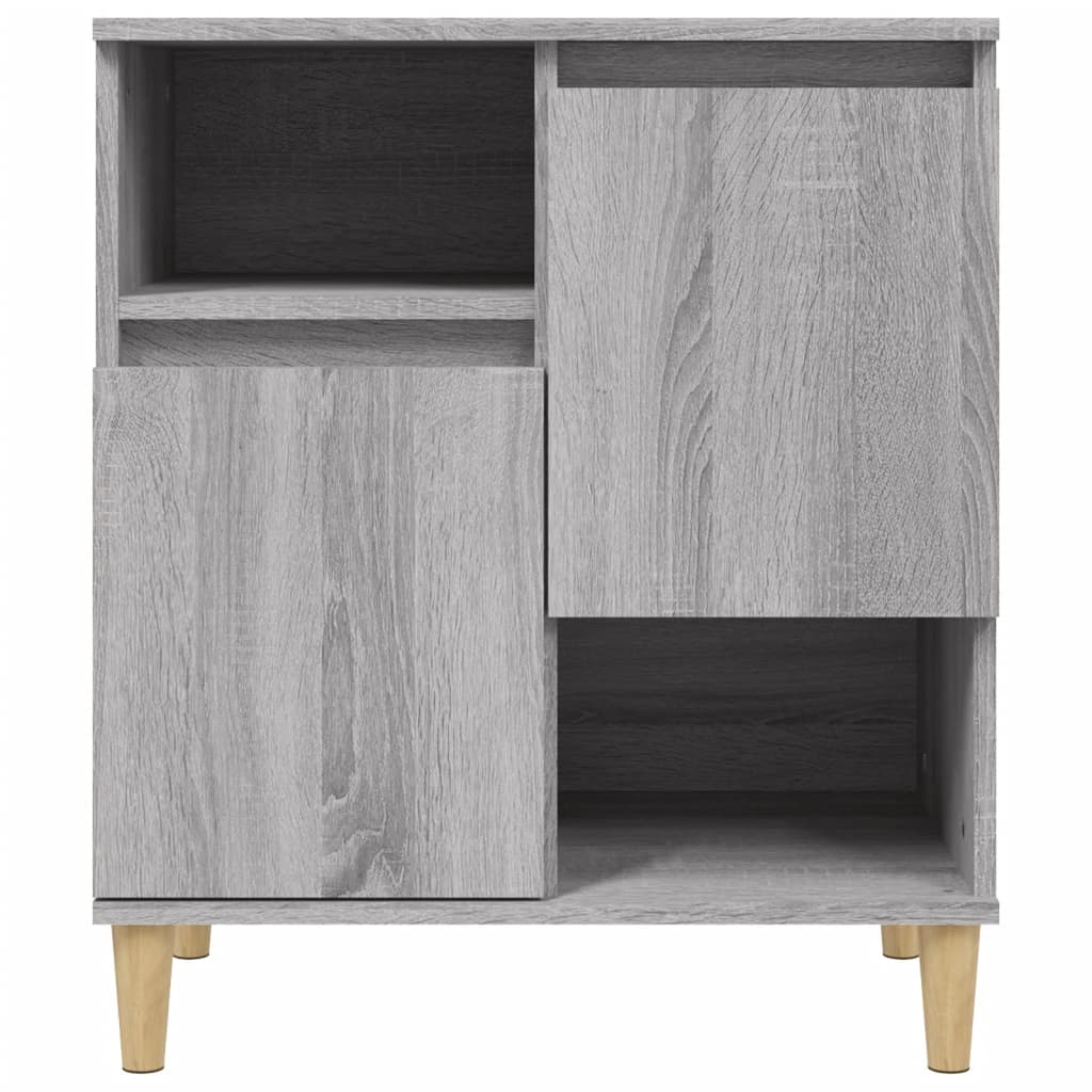 Dressoir 60X30X75 Cm Bewerkt Hout Grijs Sonoma Eikenkleurig