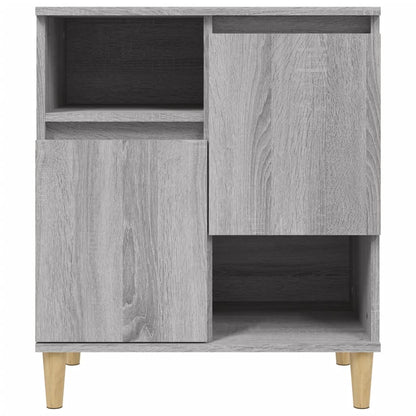 Dressoir 60X30X75 Cm Bewerkt Hout Grijs Sonoma Eikenkleurig