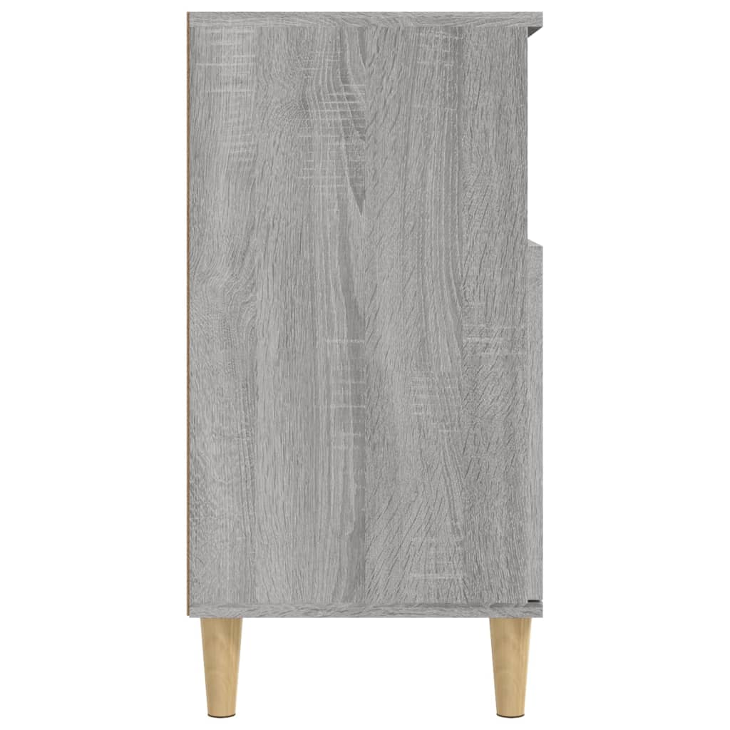 Dressoir 60X30X75 Cm Bewerkt Hout Grijs Sonoma Eikenkleurig