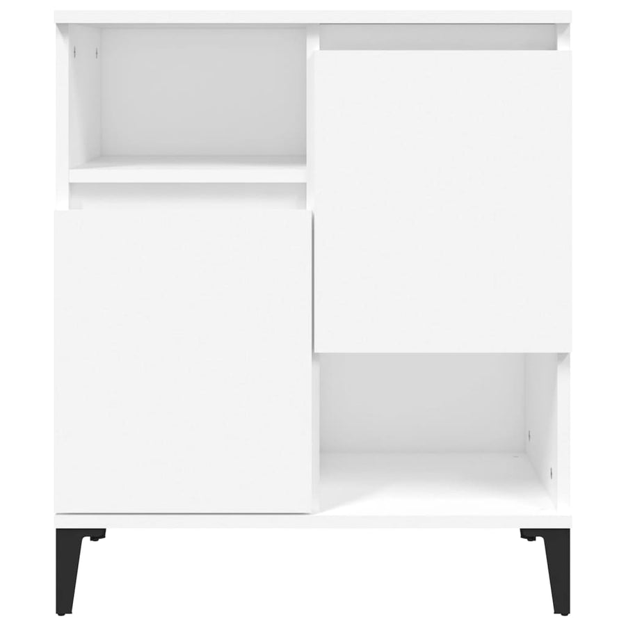 Dressoir 60X35X70 Cm Bewerkt Hout Wit