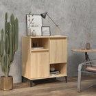 Dressoir 60x35x70 cm bewerkt hout sonoma eiken