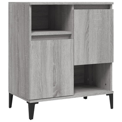 Dressoir 60X30X75 Cm Bewerkt Hout Grijs Sonoma Eikenkleurig