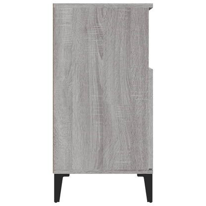 Dressoir 60X30X75 Cm Bewerkt Hout Grijs Sonoma Eikenkleurig