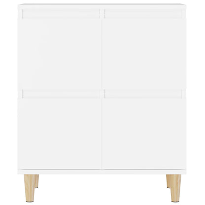 Dressoir 60X35X70 Cm Bewerkt Hout Wit