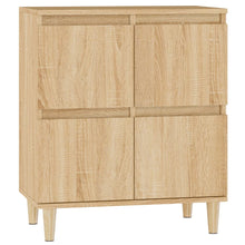 Dressoir 60X35X70 Cm Bewerkt Hout Sonoma Eikenkleurig