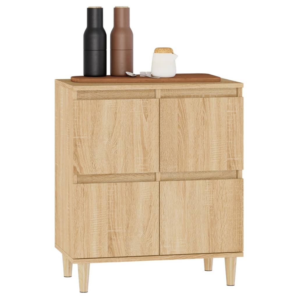 Dressoir 60X35X70 Cm Bewerkt Hout Sonoma Eikenkleurig