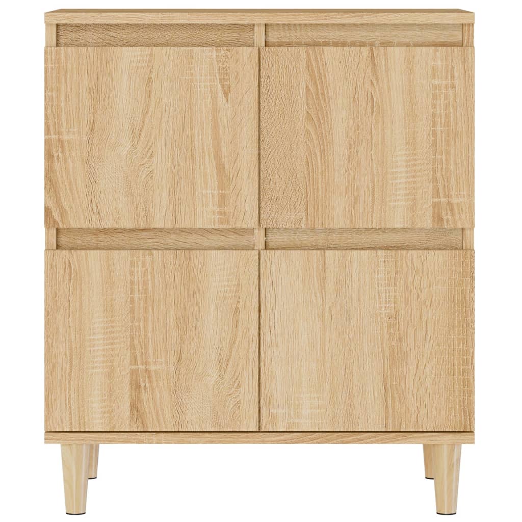 Dressoir 60X35X70 Cm Bewerkt Hout Sonoma Eikenkleurig