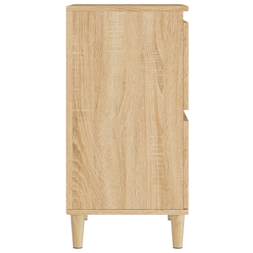 Dressoir 60X35X70 Cm Bewerkt Hout Sonoma Eikenkleurig