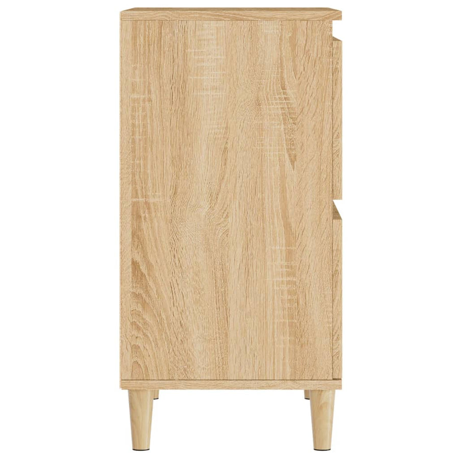 Dressoir 60X35X70 Cm Bewerkt Hout Sonoma Eikenkleurig