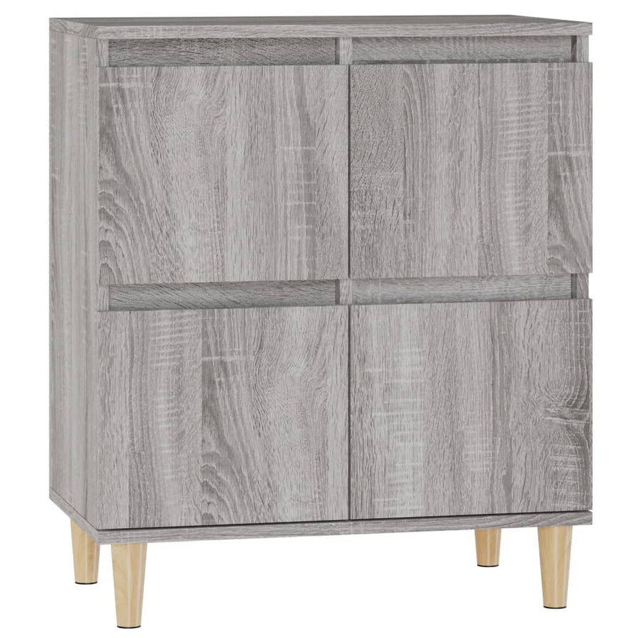 Dressoir 60X30X75 Cm Bewerkt Hout Grijs Sonoma Eikenkleurig