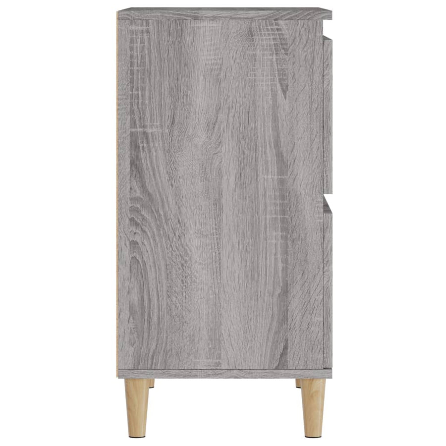 Dressoir 60X30X75 Cm Bewerkt Hout Grijs Sonoma Eikenkleurig