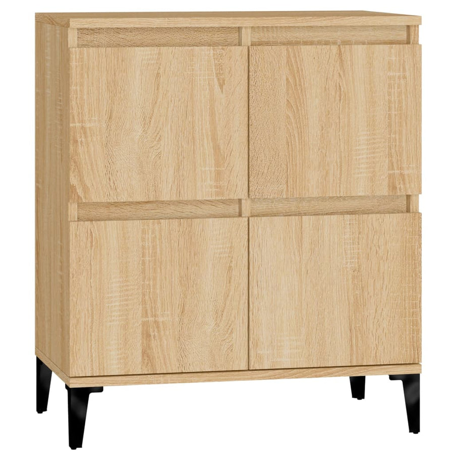 Dressoir 60X35X70 Cm Bewerkt Hout Kleurig Sonoma eiken