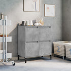 Sideboard 60x35x70 cm engineered wood concrete grey