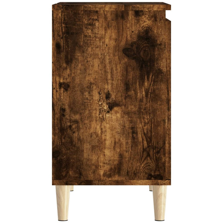 Wastafelkast 58X33X60 Cm Bewerkt Hout Kleurig Gerookt eiken