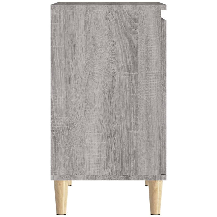 Wastafelkast 58X33X60 Cm Bewerkt Hout Eikenkleurig Grijs sonoma