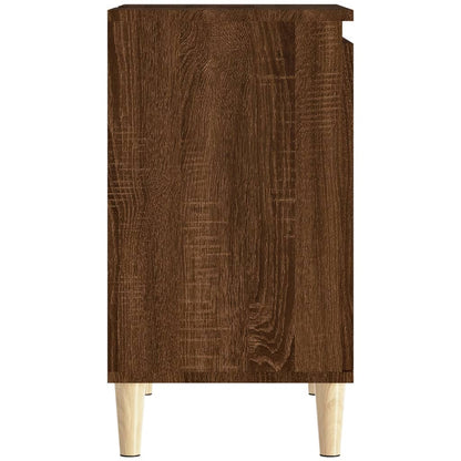 Wastafelkast 58X33X60 Cm Bewerkt Hout Bruin Eikenkleur Bruineiken