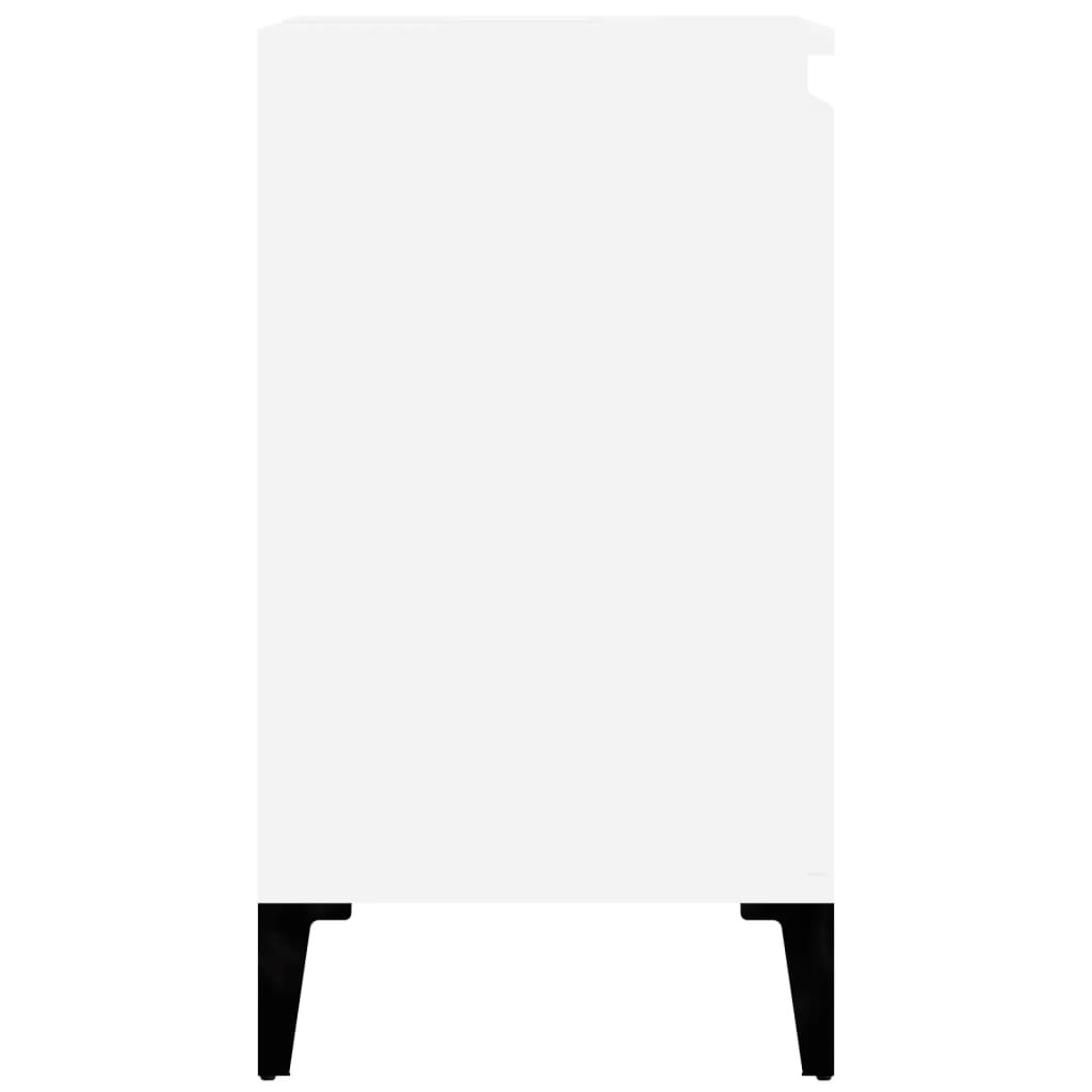 Wastafelkast 58X33X60 Cm Bewerkt Hout Wit