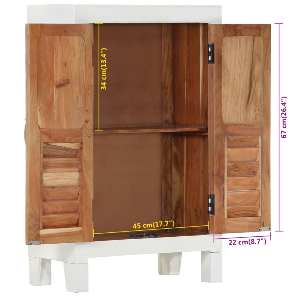 Dressoir 55x30x90 cm massief acaciahout