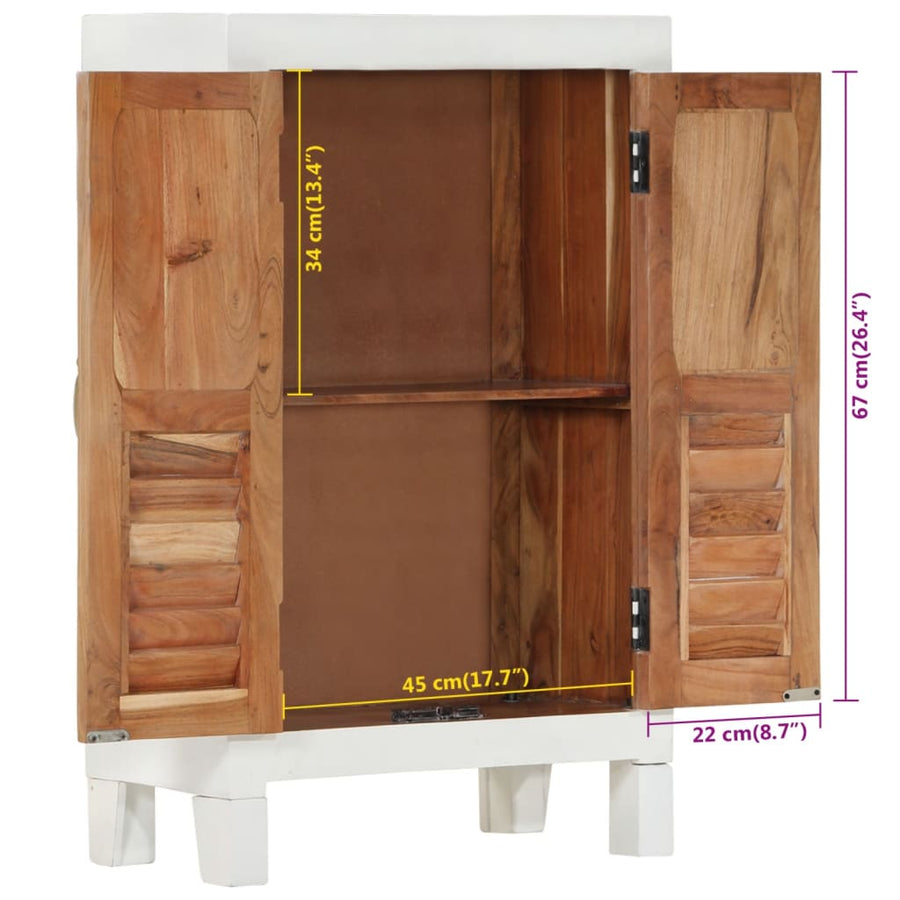 Dressoir 55x30x90 cm massief acaciahout