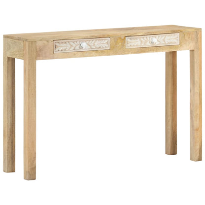 Wandtafel 110x30x75 cm massief gebleekt mangohout