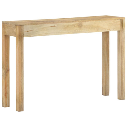 Wandtafel 110x30x75 cm massief gebleekt mangohout