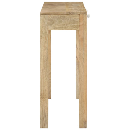 Wandtafel 110x30x75 cm massief gebleekt mangohout