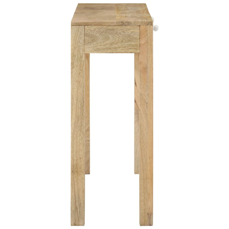 Wandtafel 110x30x75 cm massief gebleekt mangohout