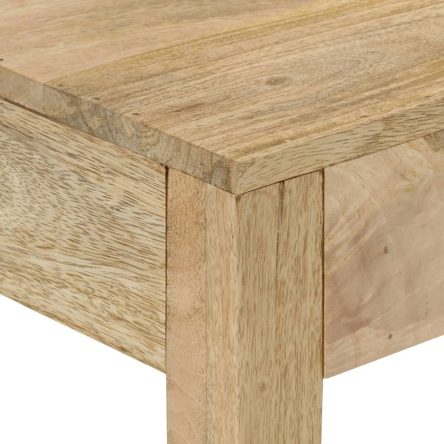 Wandtafel 110x30x75 cm massief gebleekt mangohout