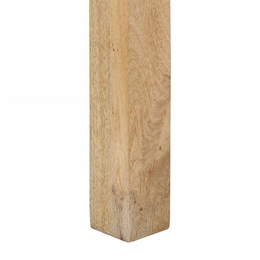 Wandtafel 110x30x75 cm massief gebleekt mangohout