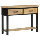 Wandtafel 110x30x75 cm massief mangohout