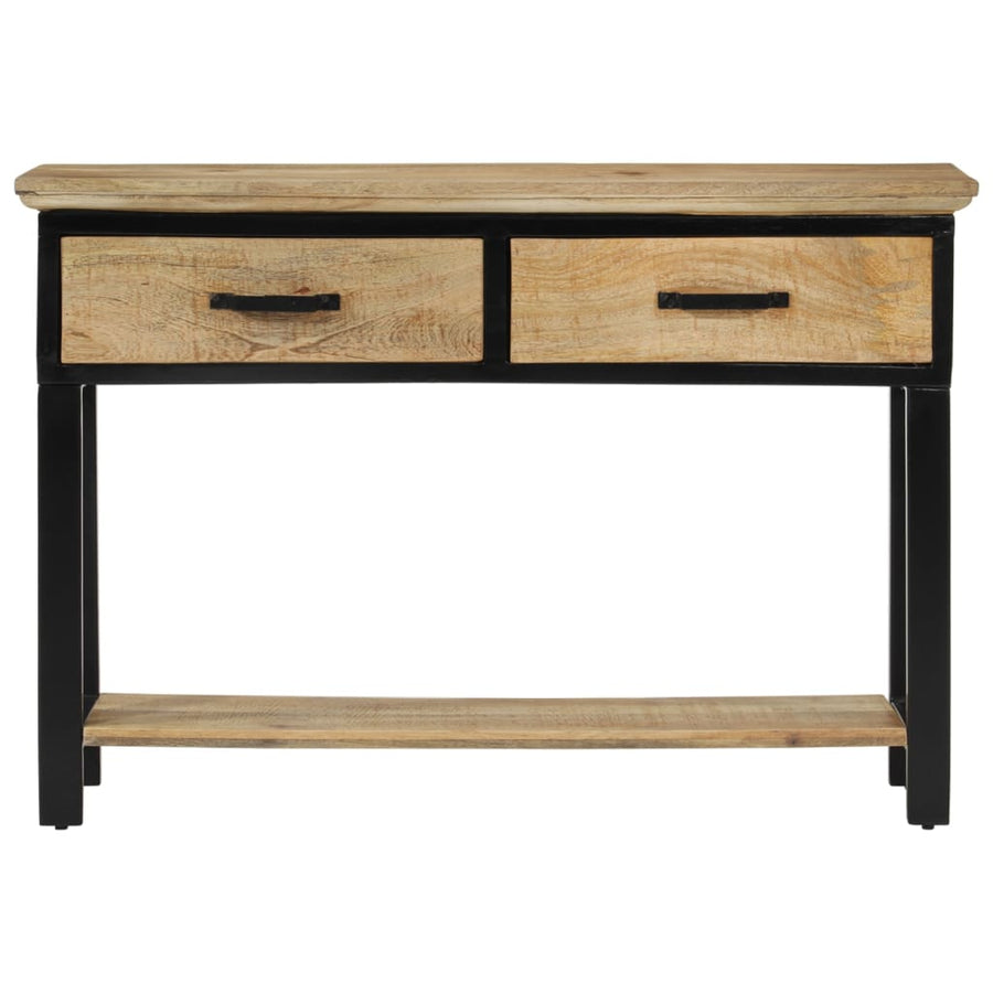 Wandtafel 110X30X75 Cm Massief Ruw Mangohout