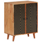Sideboard 60x35x74 cm solid acacia wood