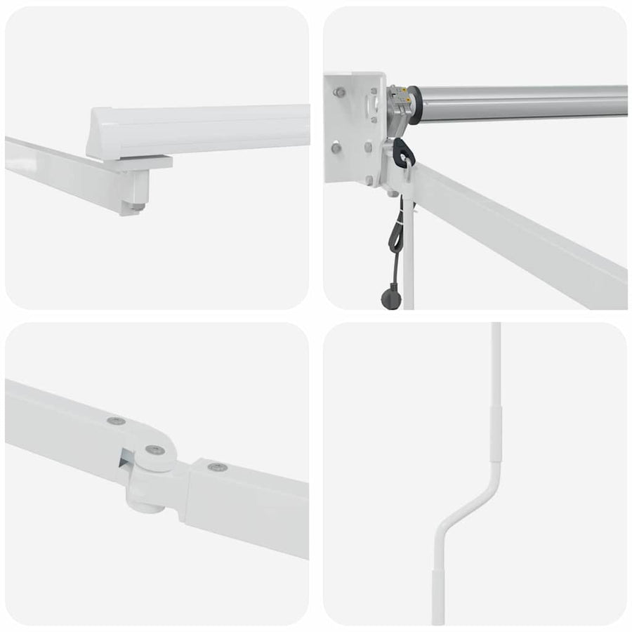 Markies Wit 3 x 2,5 m Metaal