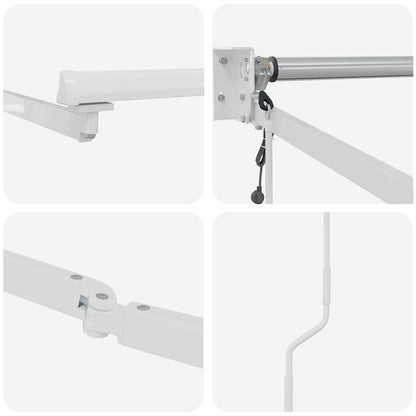 Markies Wit 3,5 x 2,5 m Metaal
