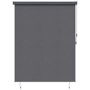 Rolgordijn 200x250 cm antraciet stof aluminium