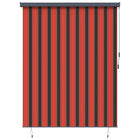 Rolgordijn 200x250 cm oranje bruin stof aluminium plafondmontage