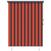 Rolgordijn 200x250 cm oranje bruin stof aluminium plafondmontage