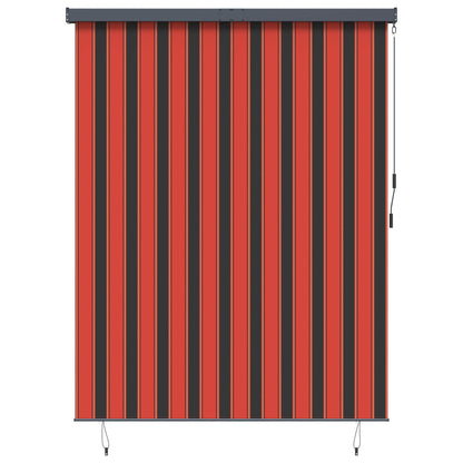 Rolgordijn Oranje en Bruin 200 x 250 cm Stof en Aluminium