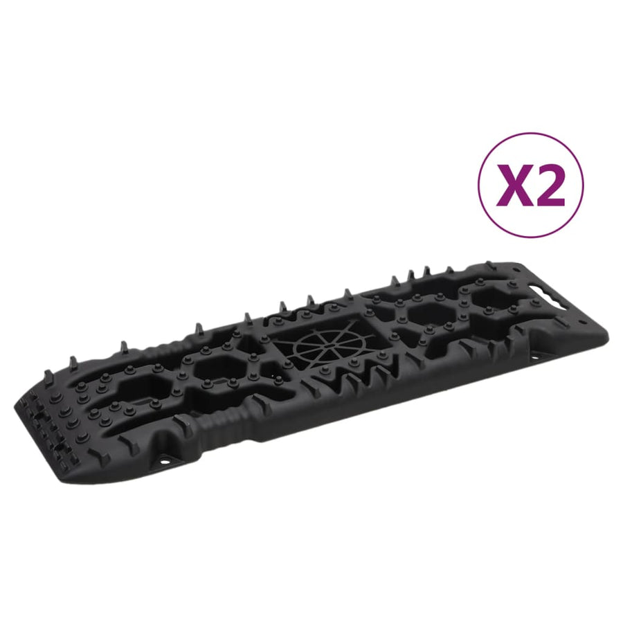 Gripplaten 2 St 107X31X7 Cm Nylon Zwart