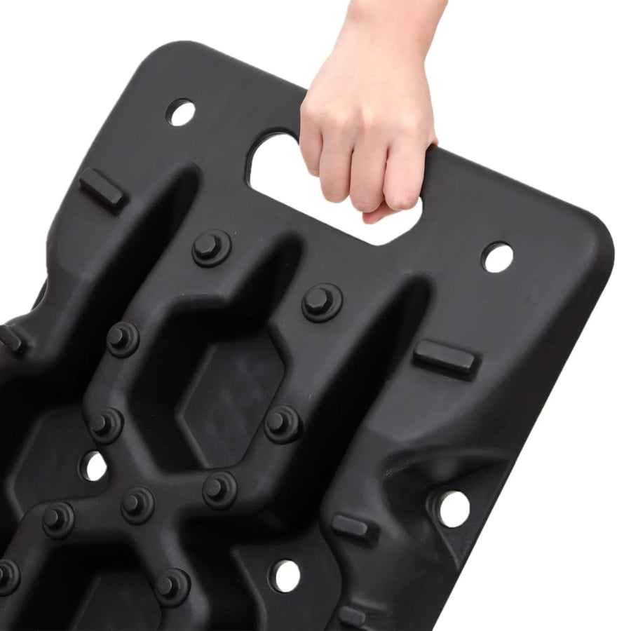 Gripplaten 2 St 107X31X7 Cm Nylon Zwart