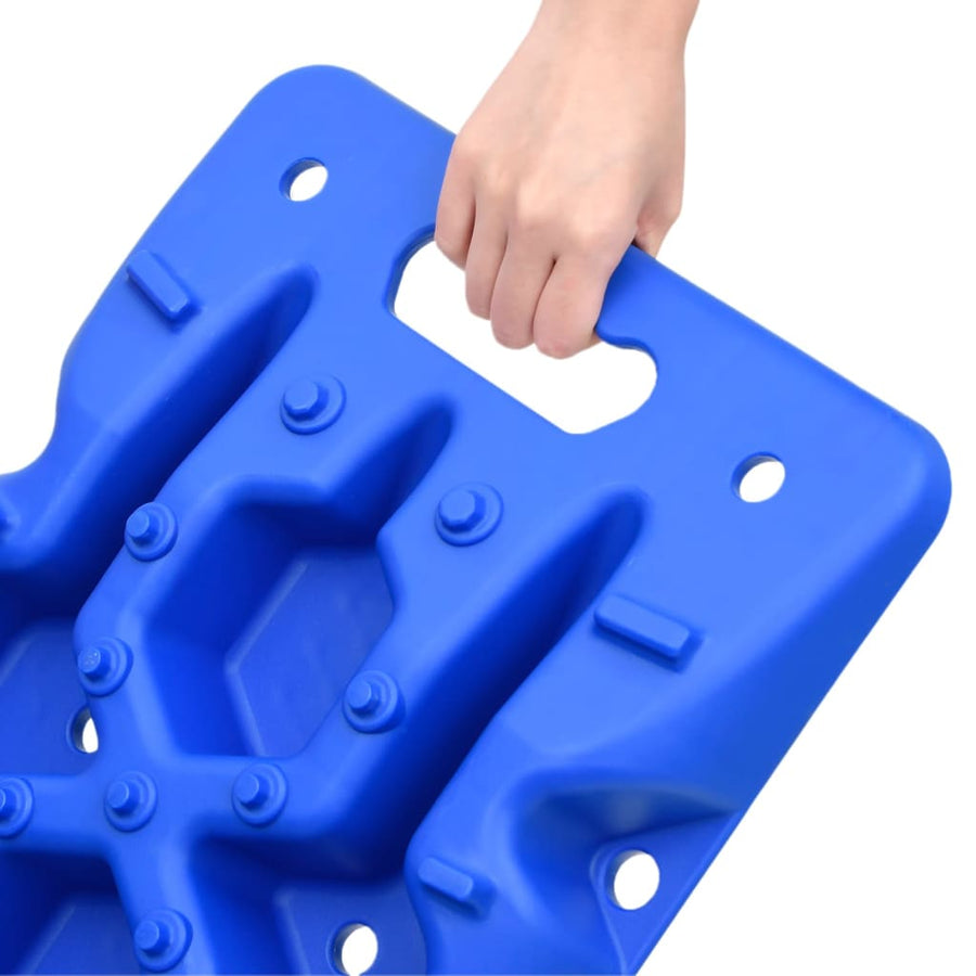 Gripplaten 2 st 107x31x7 cm nylon blauw