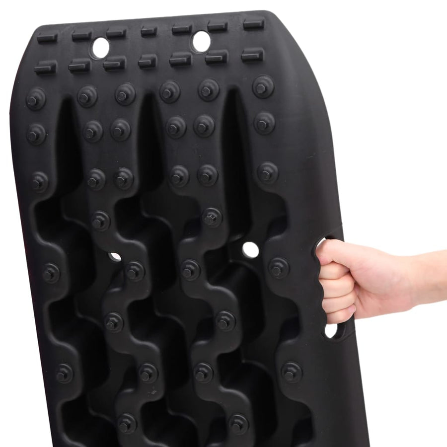 Gripplaten 2 St 106X30,5X7 Cm Nylon Zwart