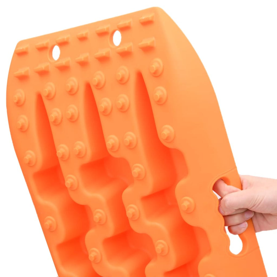 Gripplaten 2 St 106X30,5X7 Cm Nylon Oranje
