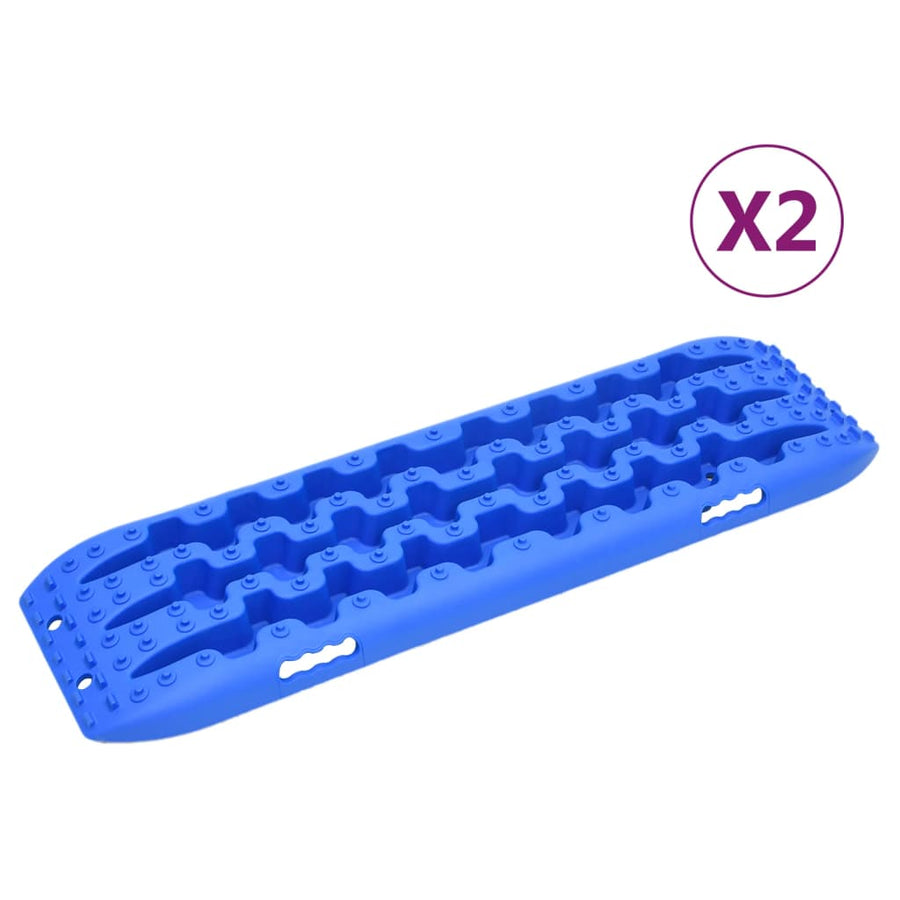 Gripplaten 2 St 106X30,5X7 Cm Nylon Blauw
