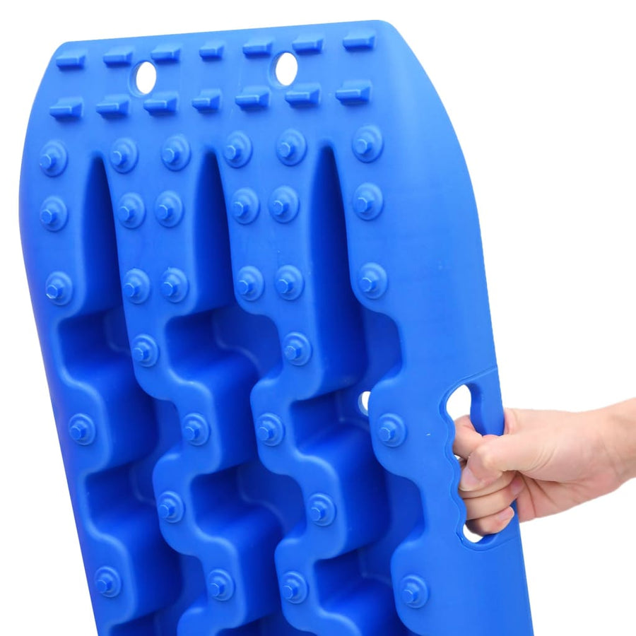 Gripplaten 2 St 106X30,5X7 Cm Nylon Blauw