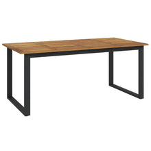 Tuintafel Met U-Vormige Poten Massief Acaciahout 180 x 90 x 75 cm