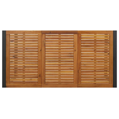 Tuintafel Met U-Vormige Poten Massief Acaciahout 180 x 90 x 75 cm