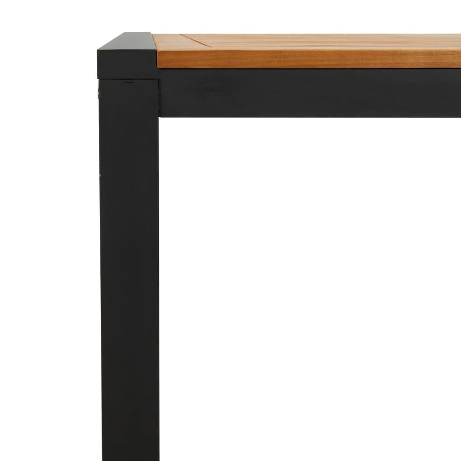 Tuintafel Met U-Vormige Poten Massief Acaciahout 180 x 90 x 75 cm